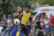 Diego Costa y Bonilla en el Numancia-Atlético del año pasado. / Diego Mayor-