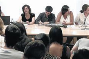 Reunión del consejo ciudadano de Podemos, en la sede de Princesa, en Madrid.-DAVID CASTRO