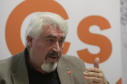 El procurador de Ciudadanos por Burgos José Ignacio Delgado dio en Soria las pinceladas de la reforma del modelo sanitario-Luis Ángel Tejedor