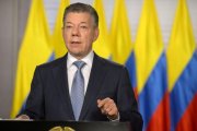 Juan Manuel Santos, en un mensaje a la nación.-HANDOUT (REUTERS)