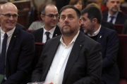 Oriol Junqueras, en el Tribunal Supremo.-EFE / J. J. GUILLÉN