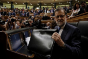 Mariano Rajoy en el pleno de investidura de la XII Legislatura.-JOSÉ LUIS ROCA