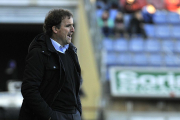 Arrasate vio a un buen Numancia ante el Bilbao Athletic.-Diego Mayor