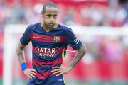 Neymar, en un momento del partido contra el Sevilla, el pasado 3 de octubre.-JORDI COTRINA