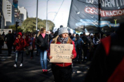 Protestas masivas en contra del gobierno de Mauricio Macri en Argentina.-EFE