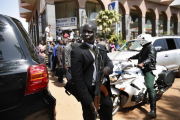 Fuertes medidas de seguridad durante la visita del presidente maliense Ibrahim Boubacar Keita al hotel Radisson Blu hotel de Bamako.-Jerome Delay / AP