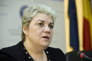 La exministra de Desarrollo Regional Sevil Shhaideh aspirante a formar gobierno en Rumanía.-ALEX MICSIK / EFE