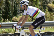 Alejandro Valverde en la Volta de Catlauña.-