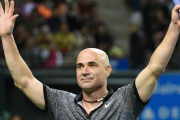 Andre Agassi, en una exhibición en el 2014.-AFP / TORU YAMANAKA