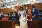 La candidata del PP a la Presidencia de la Comunidad de Madrid, Isabel Díaz Ayuso.-DAVID CASTRO