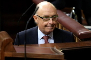 El ministro de Hacienda, Cristobal Montoro.-JUAN MANUEL PRATS