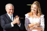 El presidente de Brasil y su esposa.-EL PERIÓDICO