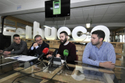 De izquierda a derecha, Víctor Morga, Javier Gracia, Ian Ortega y Miguel Casanueva.-VALENTÍN GUISANDE