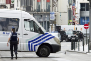 Miembros de las fuerzas especiales de seguridad belgas, en el centro de Bruselas.-EFE / ARCHIVO