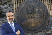 El subdirector general del Centro Nacional de Inteligencia (CNI), Luis Jiménez, este lunes en la sede del organismo.-AGUSTIN CATALÁN
