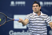 El tenista español Guillermo García-López, durante el torneo de Shenzhen.-AFP / STR