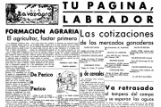 'Tu página., labrador', una sección de 1965.-