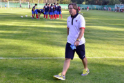El entrenador del Numancia, Juan Antonio Anquela. / ÁLVARO MARTÍNEZ-
