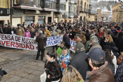 Imagen de la manifestación del pasado sábado en la que 2,000 personas pidieron a la Junta que Soria no se quede sin Ingeniería Agrícola. / DIEGO MAYOR -