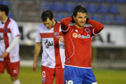 Natalio se lamenta por una ocasión marrada. / Diego Mayor-