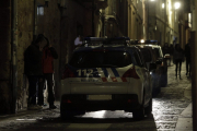 Intervención de la Policía Local y Nacional ante un aviso de pelea en el Casco Viejo de Soria en una imagen de archivo. HDS