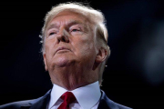 Donald Trump, tercer presidente sometido a un juicio político.-AFP