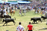 Festejo de La Saca de 2014, en una imagen de las fiestas de este año. / ÁLVARO MARTÍNEZ-