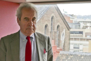 El escritor irlandés John Banville, en el CCCB.-CHRISTIAN MORALES