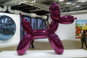 Una de las obras de Jeff Koons, en la retrospectiva que el Centro Pompidou le dedicó en el 2014.-EFE / MARÍA LUISA GASPAR