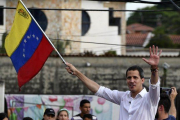 Juan Guaidó, autoproclamado presidente interino de Venezuela.-AFP