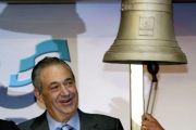 Manuel Jove , presidente de Fadesa en el 2004, durante la salida de la inmobiliaria a bolsa.-SERGIO PEREZ / REUTERS