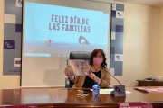 Eva Muñoz, en la presentación de la iniciativa.-HDS