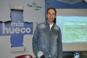 De Miguel, ayer, en El Hueco. VALENTÍN GUISANDE-