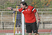 El entrenador del Numancia, Juan Antonio Anquela. / DIEGO MAYO-