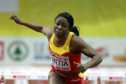 La atleta española Josephine Onyia, el pasado mes de marzo. en los Europeos de Atletismo celebrados en Praga ( República Checa).-Foto: EFE/ F.S.