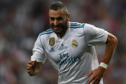 Karim Benzema durante el partido de vuelta de la Supercopa contra el Barça, el pasado 16 de agosto-GABRIEL BOUYS / AFP