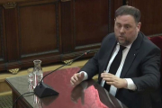 Oriol Junqueras, en la tercera jornada del juicio del ’procés’.-TRIBUNAL SUPREMO