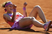 Safarova celebra su pase a la final.-Foto: AP / FRANÇOIS MORI