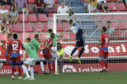 El Numancia necesita mejorar su rendimiento defensivo y especialmente las acciones de estrategia defensiva.-Luis Ángel Tejedor
