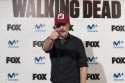 Andrew Lincoln, actor que encarna al personaje de Rick Grimes en la serie de la Fox 'The walking dead', en la presentación en Madrid de la conocida producción de terror.-Rafael Navarro