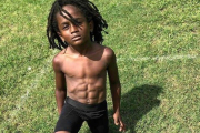 Rudolph Ingram, el niño de 7 años considerado el futuro Usain Bolt.-EL PERIÓDICO