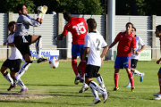 Lago Junior anotó el primer gol del Numancia en esta pretemporada. / A. Martínez-
