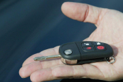 Llave de un coche.-
