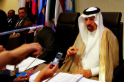 El ministro saudi de Energía, Al-Falih, en la reunión de la OPEP en Viena.-Leonhard Foeger