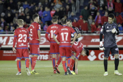 El único partido de Liga de Munir este curso fue ante el Zaragoza.-Valentín Guisande