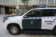Una patrulla de la Guardia Civil, en Barcelona.-DANNY CAMINAL