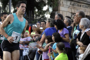 El adnamantino Fernández Pinedo en la Media Maratón de Soria.-DIEGO MAYOR