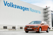 Planta de Volkswagen en el polígono de Landaben, de Pamplona.-