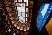 La Bolsa de Madrid, durante la última sesión del 2017.-JAVIER LIZÓN (EFE)