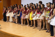 El salón de actos delCampus Duques de Soria acogió ayer la graduación de la XV promoción de licenciados en Traducción e Interpretación. / C.C.U.-